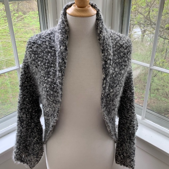 MaxMara Sweaters - MAX MARA soft cozy mohair boucle cropped cardigan